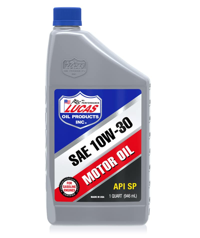 Lucas SAE 10W-30 Motor Oil Quart Bottle