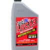 Lucas Synthetic SAE 0W-40 Motorcycle Oil Quart Bottle